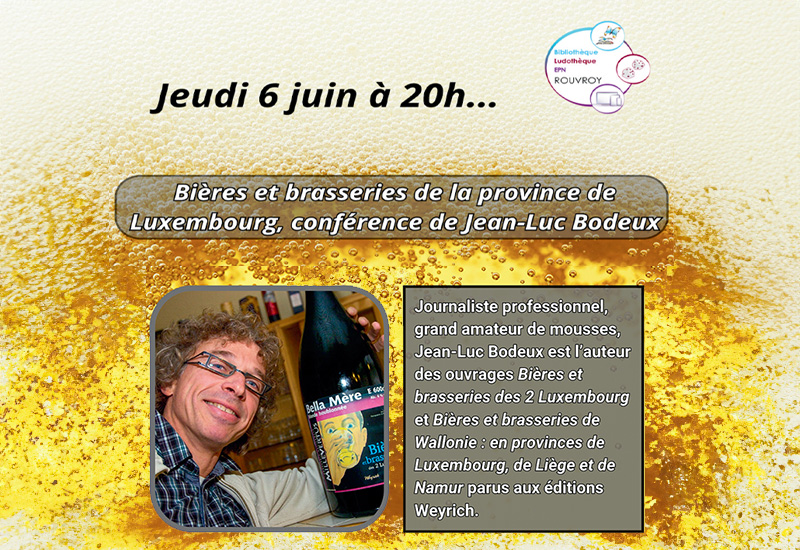 Conférence & Dégustation - Bières et brasseries de la province de Luxembourg